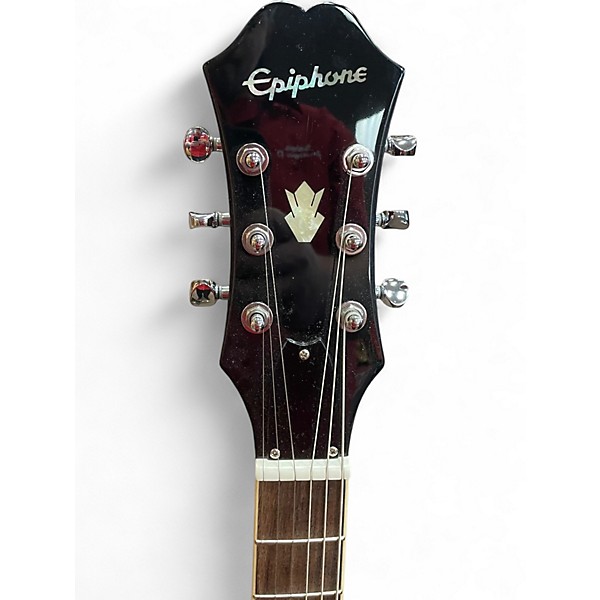 Used Epiphone NOEL GALLAGHER RIVIERA DARK WINE RED Hollow Body Electric Guitar