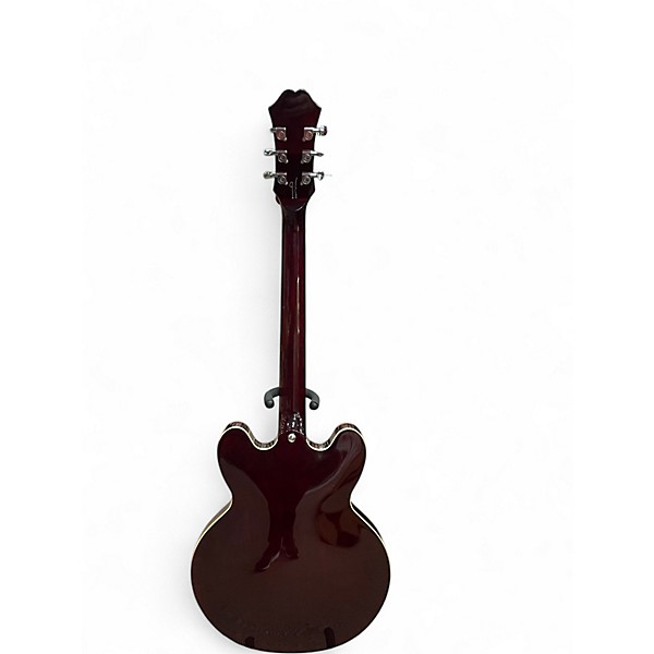Used Epiphone NOEL GALLAGHER RIVIERA DARK WINE RED Hollow Body Electric Guitar