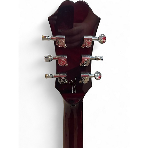 Used Epiphone NOEL GALLAGHER RIVIERA DARK WINE RED Hollow Body Electric Guitar