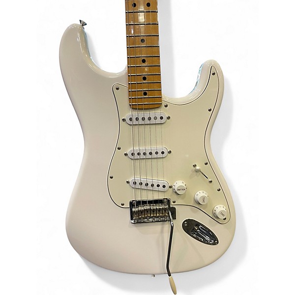 Used Fender Player Stratocaster Polar White Solid Body Electric Guitar