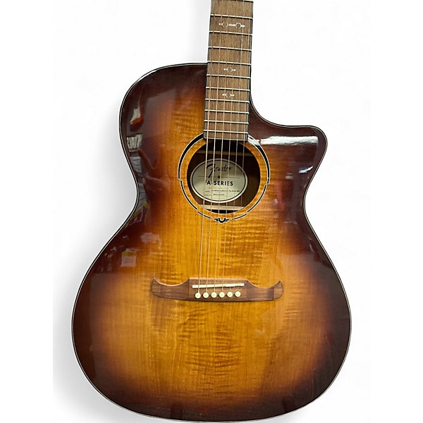 Used Fender FA345CE TEA BURST Acoustic Electric Guitar