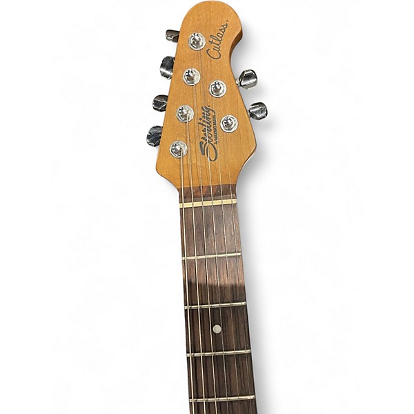 Used Sterling by Music Man Cutlass Rose Gold Solid Body Electric Guitar