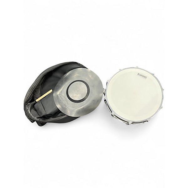 Used Mendini By Cecilio 14in snare pack Black Drum
