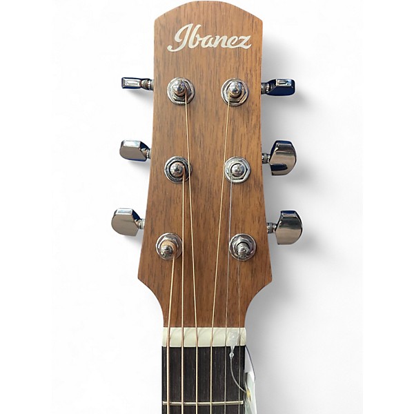 Used Ibanez AAM50CE Pink Acoustic Electric Guitar