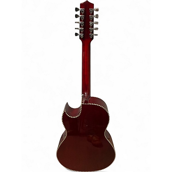 Used H. Jimenez LBQ4E Candy Apple Red Latin Stringed Instrument