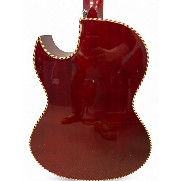 Used H. Jimenez LBQ4E Candy Apple Red Latin Stringed Instrument