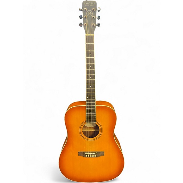 Used Nashville Guitar Works D10EB EDGEBURST Acoustic Guitar