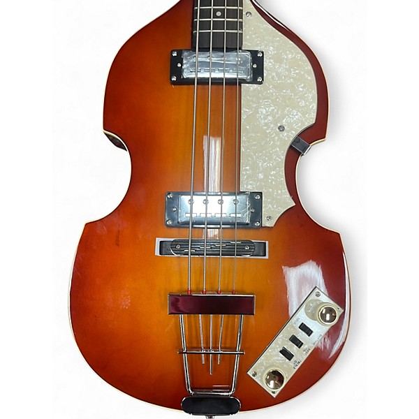 Used Hofner HI-500/1-SB Violin 3 Color Sunburst Electric Bass Guitar