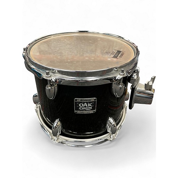 Used Yamaha 5 Piece Oak Custom black musashi lacquer Drum Kit