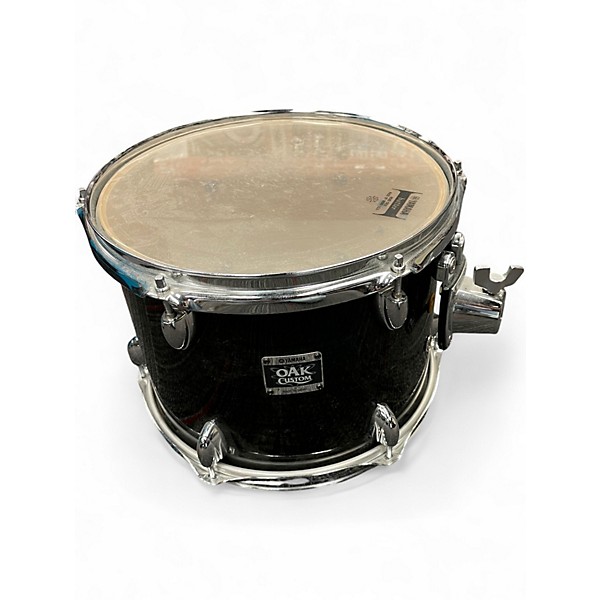 Used Yamaha 5 Piece Oak Custom black musashi lacquer Drum Kit