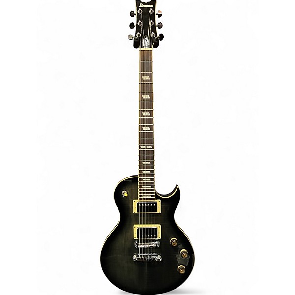 Used Ibanez ARZ200 Trans Black Solid Body Electric Guitar