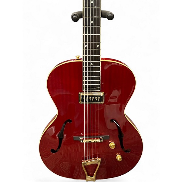 Used Guild T-50 Cherry Hollow Body Electric Guitar