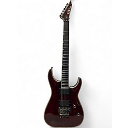 Used ESP LTD MH1000 Deluxe See Thru Black Cherry Solid Body Electric Guitar