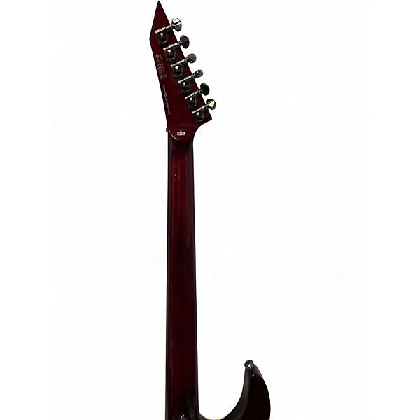 Used ESP LTD MH1000 Deluxe See Thru Black Cherry Solid Body Electric Guitar