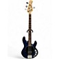 Used Sterling by Music Man Sub 4 Blue Electric Bass Guitar thumbnail