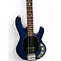 Used Sterling by Music Man Sub 4 Blue Electric Bass Guitar