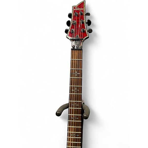 Used Schecter Guitar Research C1 Hellraiser Black Cherry Solid Body Electric Guitar