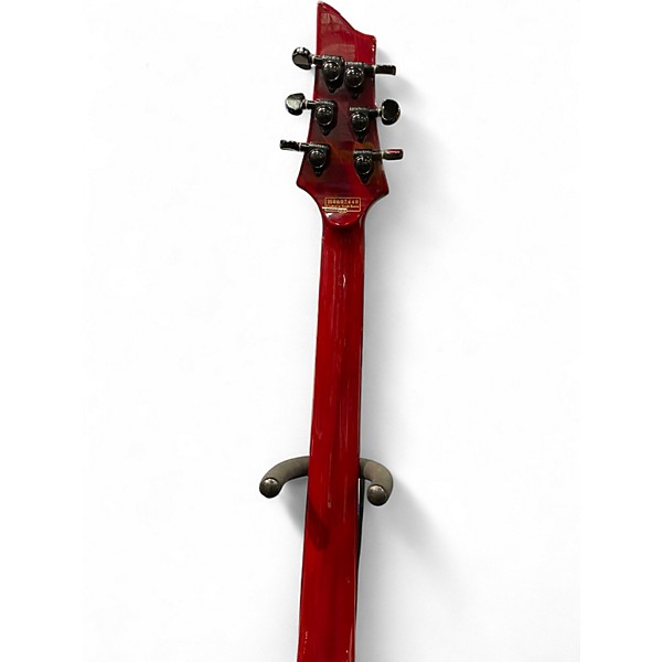 Used Schecter Guitar Research C1 Hellraiser Black Cherry Solid Body Electric Guitar