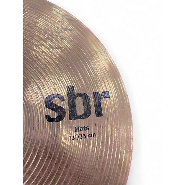 Used Sbr 13in HI-HATS PAIR Cymbal