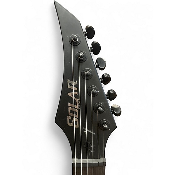 Used Solar Guitars SOLAR A1.6 C Black Solid Body Electric Guitar