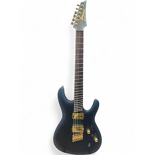Used Ibanez SML721 Blue Solid Body Electric Guitar