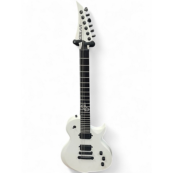 Used Solar Guitars GC2.6W Arctic White Solid Body Electric Guitar