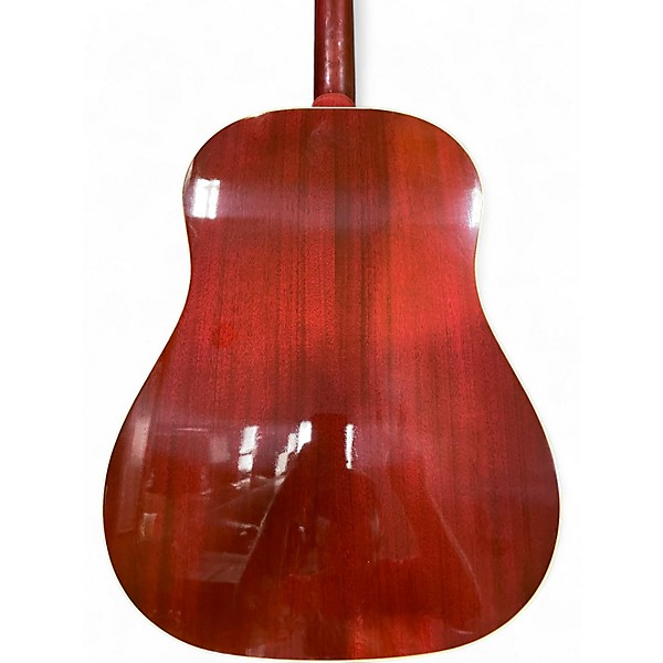 Used Gibson 1960s J45 Maroon Acoustic Guitar
