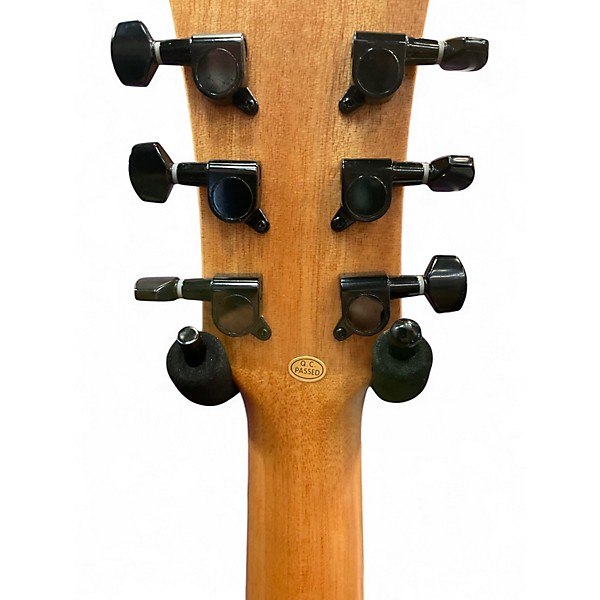 Used Washburn Bts9vcech-d-u Black and faced grey Acoustic Electric Guitar