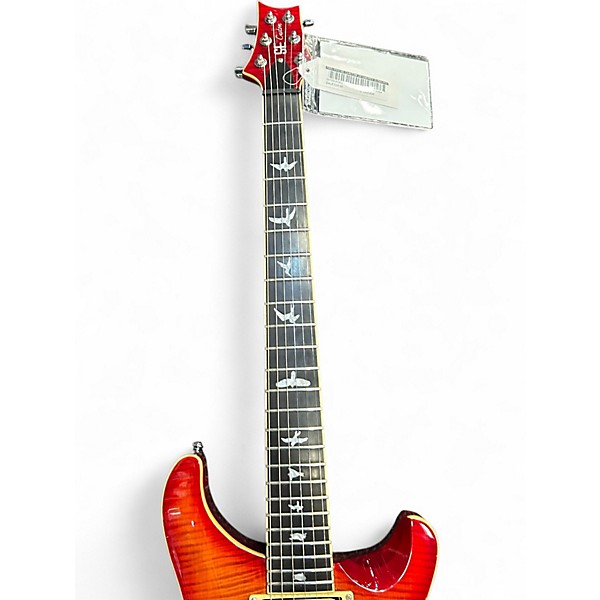 Used PRS SE Custom 24 Cherry Sunburst Solid Body Electric Guitar