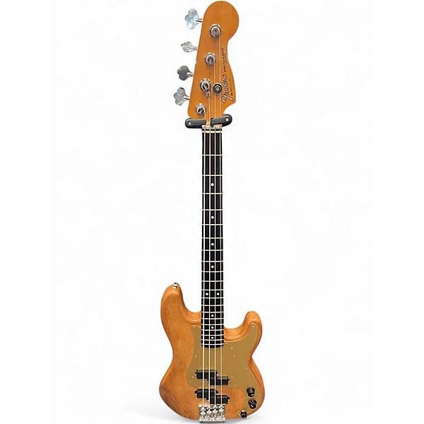 Used Fender Standard Precision Bass Natural Electric Bass Guitar