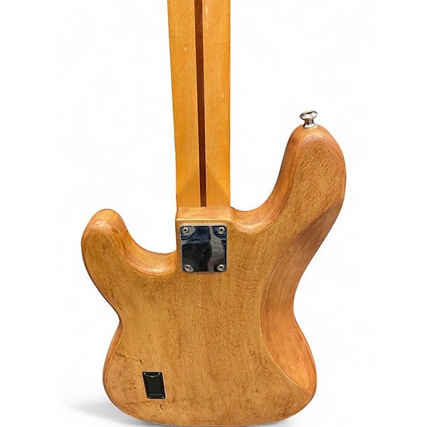 Used Fender Standard Precision Bass Natural Electric Bass Guitar