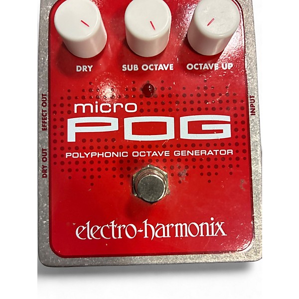 Used Electro-Harmonix Micro Pog Polyphonic Octave Generator Effect Pedal