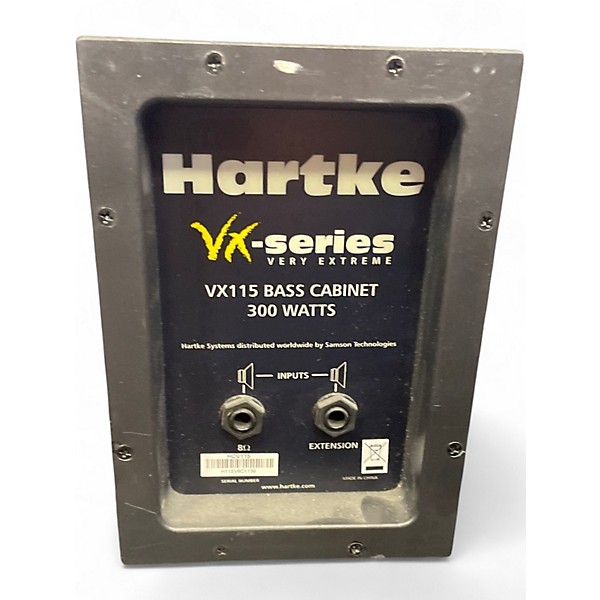 Used 2020s Hartke VX115 300W 8Ohm 1x15 Bass Cabinet
