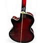 Used ESP LTD XAC5E RED BURST Acoustic Electric Guitar