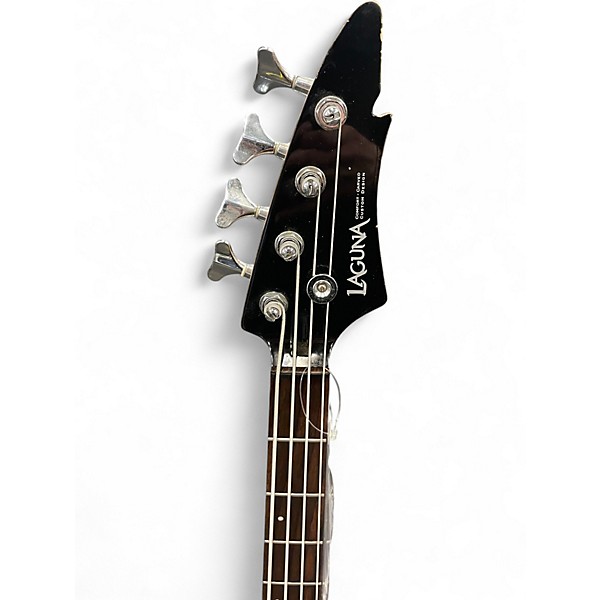 Used Laguna LB224 2 Tone Sunburst Electric Bass Guitar