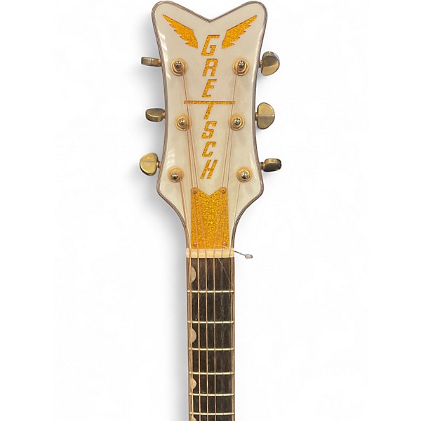Used Gretsch Guitars G5022C Rancher Falcon White Acoustic Electric Guitar