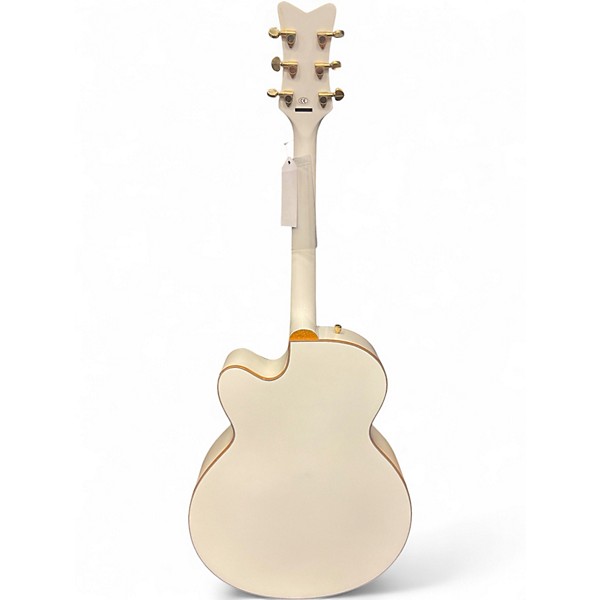Used Gretsch Guitars G5022C Rancher Falcon White Acoustic Electric Guitar
