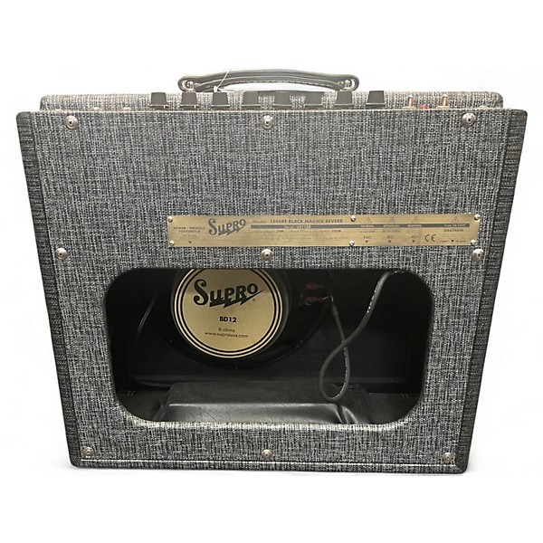 Used Supro 1696RT Black Magick Reverb Tube Guitar Combo Amp