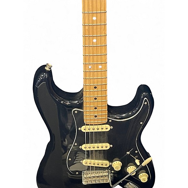 Used Fender Player Stratocaster Black Solid Body Electric Guitar