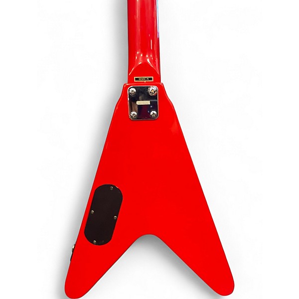 Used Epiphone Mini Flying V Red Solid Body Electric Guitar