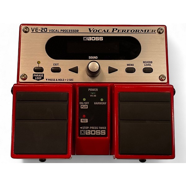 【動作品】 BOSS VE-20 Vocal Processor 箱つき Used BOSS VE20 Vocal Performer Vocal Processor | Guitar Center