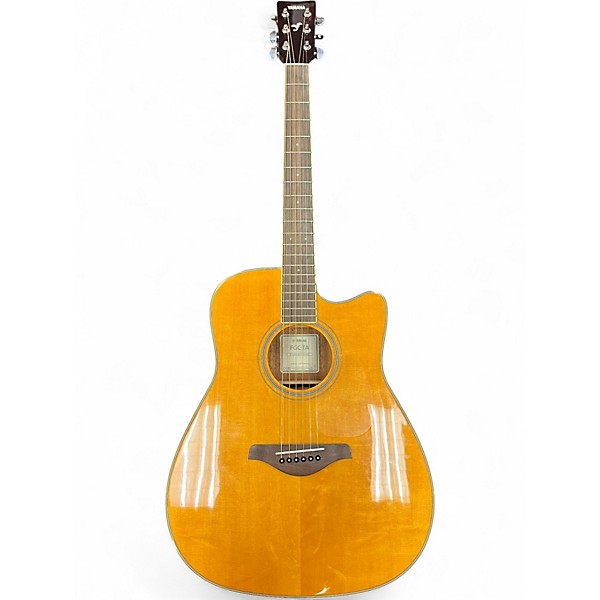 Used Yamaha FGC-TA Acoustic Natural Acoustic Electric Guitar