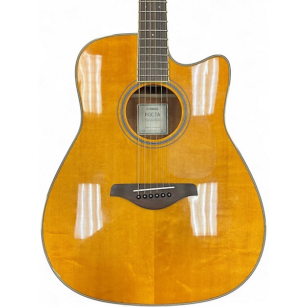 Used Yamaha FGC-TA Acoustic Natural Acoustic Electric Guitar