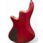 Used Schecter Guitar Research Stiletto Custom 4 String Red Electric Bass Guitar