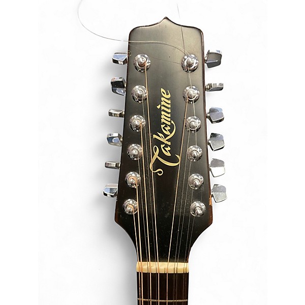 Used Takamine EF-389 Mahogany 12 String Acoustic Electric Guitar