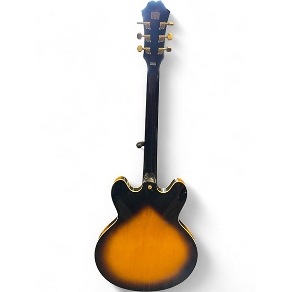 Used Epiphone DOT DELUXE Vintage Sunburst Solid Body Electric Guitar