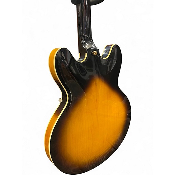 Used Epiphone DOT DELUXE Vintage Sunburst Solid Body Electric Guitar