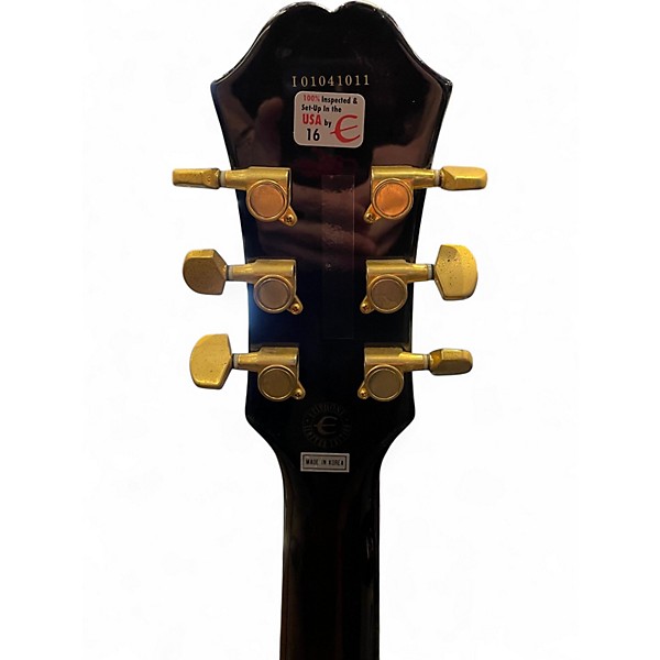 Used Epiphone DOT DELUXE Vintage Sunburst Solid Body Electric Guitar