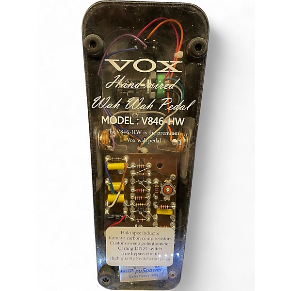 Used VOX V846HW Hand Wired Wah Effect Pedal