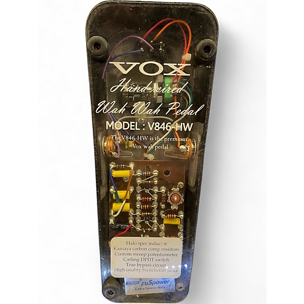 Used VOX V846HW Hand Wired Wah Effect Pedal